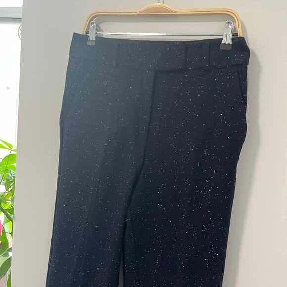 NEW Ann Taylor Loft Blue Wool Trouser Pants Size 8 - Picture 6 of 7